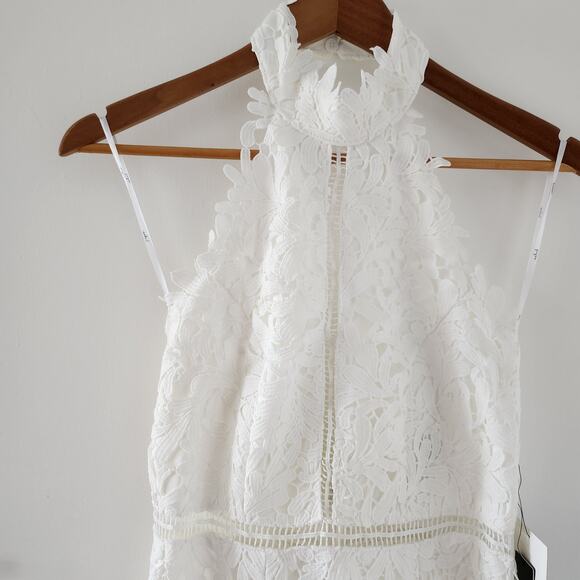 Lulus Divine Destiny White Lace Midi Dress - Picture 8 of 9